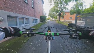 23.08.2020 A wide path in the city centre of...