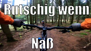 MTB Trail Feldberg Down Hill, Kalt, Nass und...