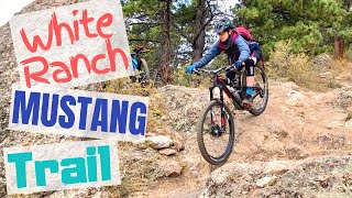Autumn Ride on Mustang Trail in the White...