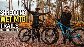 SHREDDING MTB TRAILS IN DIFFICULT CONDITIONS...