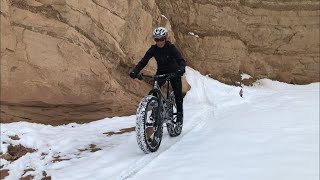 Snow Biking The Desert