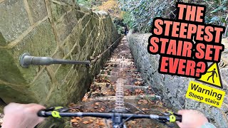 RIDING THE STEEPEST STAIR SET EVER! - URBAN...
