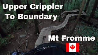 Riding upper Crippler to Boundary | Mt Fromme...