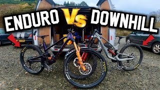 FIRST TIME ON A DH BIKE IN 6 YEARS!!! | DH VS...