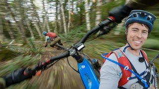 This moto trail was a perfect eMTB descent!