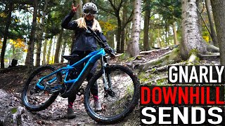 KARA TRIED ONE OF THE HARDEST DOWNHILL TRAILS...