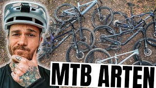 MTB Arten erklärt: Cross Country, All...