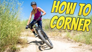 How To Corner A Mountain Bike - Better Flat...