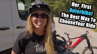 Her first Outerbike Demo