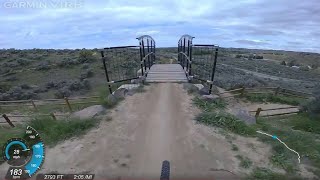 Riding the Flow Trail at Eagle Bike Park
