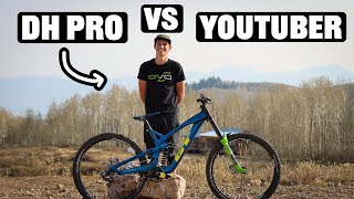Are We Faster Than A Professional Downhill...