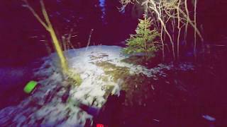 7 march 2020 downhill in the dark at Trippestad