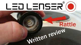 LED Lenser T7 no.7439 light rattling