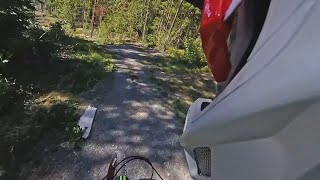 29 June, 2018 the fast part of the ride.
