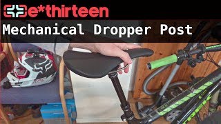 New dropper post: E13 dropper post play &...