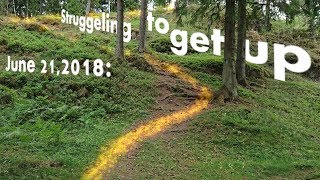21 june 2018 Langnes - up was hard but down...