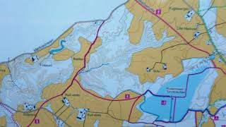 Slitu og omeng map at Kråkeholen/Kråkholen -...