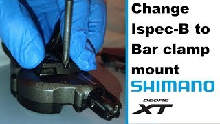 Shimano XT M8000 Changing I spec B mount to...