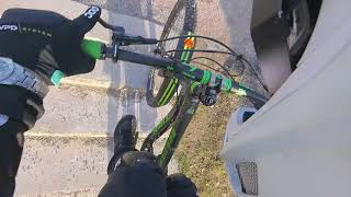 14.04.2018 Schoolyard stairs climb