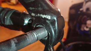 twisted seatstays  axle drop out alligment...