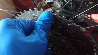 Shimano XT M8000 casette flex test