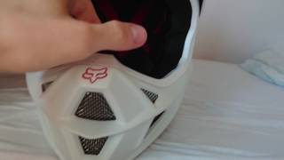 2016 Fox Rampage Pro carbon used Cheek Pads vs...