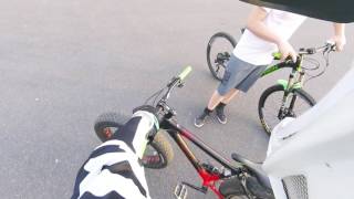 testing out fat bikes- DIAMANT Mammut 24...