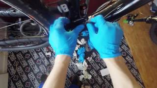 Bearing service part 6 putting on chain and brakes