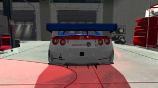 rfactor 2 Nissan GTR GT1 livery design