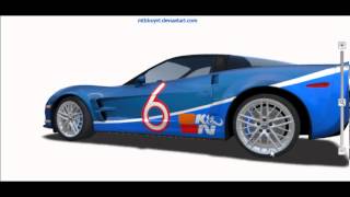 chevrolet corvette livery design acr nascar style