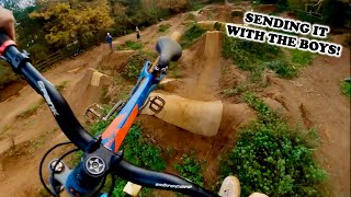 BEST WINTER DIRT JUMP SPOT! - Epic Trick...
