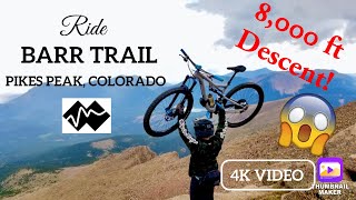 Epic Downhill Trail in Colorado Springs!  Barr...