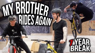 MY LITTLE BROTHER SHREDDING AFTER 7 YEAR...