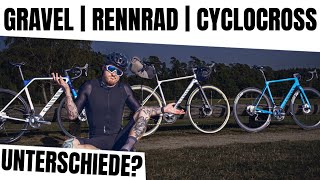 GRAVEL BIKE vs RENNRAD vs CYCLO CROSS Bike -...