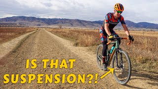 FULL SUSPENSION GRAVEL BIKE?! Testing the...