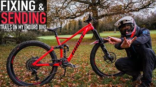 MY ENDURO BIKE IS BACK IN ACTION//FULL SPEED...