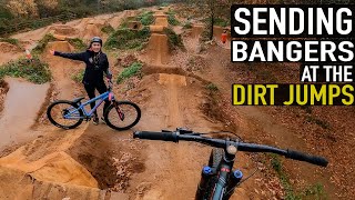 RIDING DIRT JUMPS IS THE BEST// BIG TRICKS...