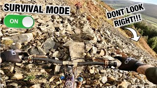 STEEPEST TRAIL I'VE EVER RIDDEN!!! (I WALKED...