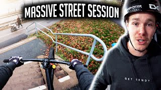 MASSIVE STREET SESSION WITH THE BOYS! *MTB...
