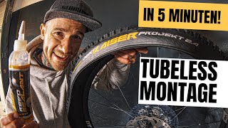 5 Minuten TUBELESS-Ready Montage! Plattenfrei...