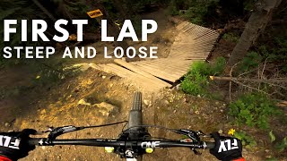 Riding Blind the Gnarliest Trail of Sun Peaks...