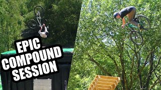 EPIC DIRT JUMP BIKE SESSION WITH MATT CLAGUE!!!