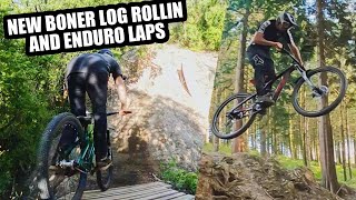 NEW MTB ROLLIN AND SMASHING ENDURO BIKE LAPS!!!