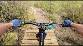 FIXING AND RIDING MY MOUNTAIN BIKE JUMPS!!!