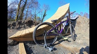RIDING MTB AT MY JUMPS BUT IT DID'NT GO TO PLAN!!!