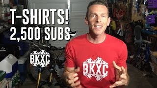 T-SHIRTS!! 2,500 subscriber update