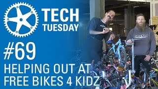Helping Out at Free Bikes 4 Kidz - Tech...