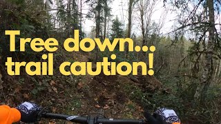 CAUTION on this trail