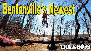 Checking out the newest trails in  Mountain...