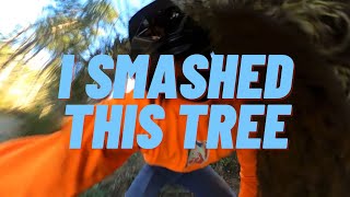 EPIC TREE CRASH! Tokul East MTB